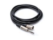 Hosa Balanced 1 4 TRS Male to 3 Pin XLR Male Audio Cable 50 HSX 050
