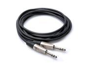 Hosa 15 Pro Balanced 1 4 TRS Male to 1 4 TRS Male Interconnect Audio Cable