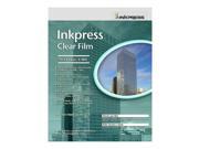 Inkpress Clear Film 5 mil. Polyester Inkjet Film 60 x100 Roll CF60100