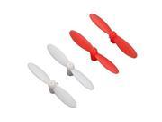 Hubsan Rotor Blades for Q4 Nano Mini Quadcopter, White and Red #HUH11105WR