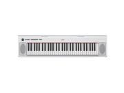 Yamaha NP 12 Piaggero Portable 61 Key Piano Style Keyboard White NP12WH