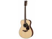 Yamaha FS830 6 String Folk Acoustic Guitar Rosewood Back and Side Natural