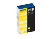 Epson DURABrite Pro 748 Ink Cartridge - Yellow - Inkjet - Standard Yield - 1500 Page - 1 Pack Epson DURABrite Pro 748 Ink Cartridge - Yellow - Inkjet - Standard Yield - 1500 Page - 1 Pack