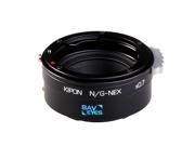Kipon Nikon G Lens to Sony E Mount Camera Baveyes Lens Adapter KP LA BE NEX NKG