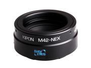 Kipon Pentax M42 Screw Mount Lens to Sony E Mount Camera Baveyes Lens Adapter