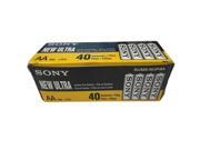 Sony Ultra Heavy Duty Carbon Zinc Battery AA size 40 Pack SUM3NUP4A C1
