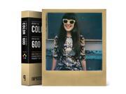 Impossible 600 Color Film with Gold Frame for Polaroid 600 Type Cameras I 1