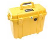 Pelican 1437 Top Loader Case with Office Divider Set Yellow 1430 005 240
