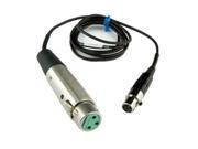 Lectrosonics MC35 37 XLR Female to 5 Pin TA5F Female Adapter Cable