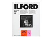 Ilford Ilfospeed RC Grade 3 B W Paper Gloss 8x10in 100 1605734