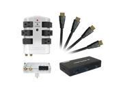 CTA Digital HDMI 6 IN 1 Home Theater Electrical Starter Kit HDSK6