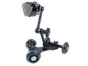 DLC Mini Dolly Kit with 11 Arm and Clip for DSLRs Smartphones Cameras