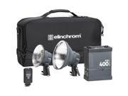 Elinchrom ELB 400 Dual Pro To Go Kit 2x Quadra Pro Head EL10420.1