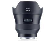 Zeiss 18mm f 2.8 Batis Series Lens for Sony Full Frame E mount NEX Cameras