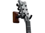 Gator Frameworks Wall Mounted Guitar Hanger with Mahogany Mounting Plate