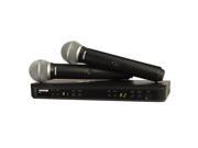 Shure BLX288 PG58 Dual Channel Handheld Wireless System H9 512.125 541.800MHz