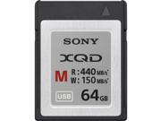 Sony M Series 64GB XQD Memory Card for DSLR and 4K Cameras QDM64 J