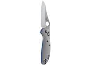 Benchmade 555 1 Pardue Mini Grip Axis Hole 2.91 Satin Blade Folding Knife