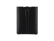 M Edge Genuine Leather Page Sleeve for Apple iPad Smooth Black PAD1PS1GLB