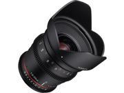 Rokinon 20mm T1.9 Ultra Wide Angle Cine DS Lens for Sony E Mount DS20M NEX