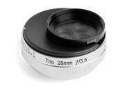 Lensbaby Trio 28 for Fuji X Ultra Compact 28mm F3.5 Lens w 3 Focus Select