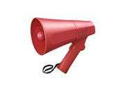 TOA Electronics ER 520S Hand Grip Type Megaphone with Siren 6W Output Red