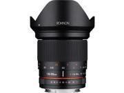 Rokinon 20mm f 1.8 ED AS UMC Wide Angle Lens for Nikon F Mount Automatic Chip
