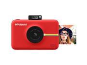 Polaroid Snap Touch Instant Print Digital Camera with LCD Display Red POSTR