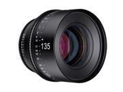 Rokinon Xeen 135mm T2.2 Manual Focus Professional Cine Lens with Canon EF Mount