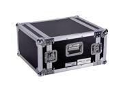 Deejay LED 6RU Amplifier Deluxe Case 18 Deep Black TBH6UAD
