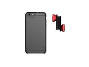 Olloclip Lens and Case for iPhone 6 6s Plus Matte Clear Dark Gray Case