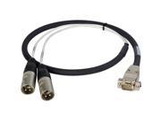 Laird 3 HD15 to XLR Male Analog Audio I O Cable for Ensemble Designs BE 54