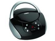Naxa NPB240 Portable AM FM CD Boombox with AUX Line in