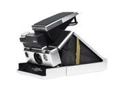 MiNT SLR670 S Instant Film Camera with Time Machine Chrome Body Black Leather