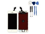 For iPhone 5S LCD touch screen Display Digitizer Assembly Replacement Black white color Wholesale Retail