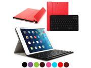 For iPad Air iPad 5 Wireless Bluetooth Keyboard with Leather Case Stand Cover