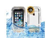 BESDATA IP8X Waterproof Crystal Hard Case Protective Shell Case For iPhone 5 5C 5S Take Photo Underwater Up To 40 Meters 133 Ft Yellow