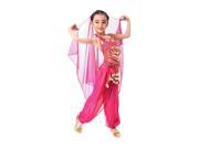 Girls Belly Dance Costume Girls Children Elegant Belly Dance Costume Set Performance Dress Outfit Shiny Top Pants Siz