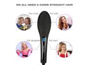Hair Straightener Brush Professional Instant Magic Silky Straight Hair Styling Anti Scald Zero Damage Massage Straigh