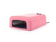 UV Nail New 36W UV Lamp Light Gel Curing Timer Nail Dryer with 4 x 9W Blubs Pink