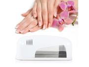 9W White Portable UV Gel Nail Dryer Lamp Tubes Polish Tool For Beauty Salon and Home DIY Whit