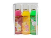 Hawaiian Forever Florals Scented Bath Gel – 3 Pack Travel Pack Assortment
