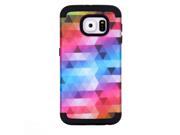 JNTworld 3 in 1 High Impact PC Silicone Gel Hybrid Shockproof Tough Armor Heavy Duty Rugged Bumper Protective Case Cover Shell for Samsung Galaxy S6
