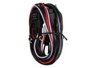 JNTworld 2M Cable Lines Offroad LED Driving Light Bar 12V 40A Extention Wire Relay Fog Lamp Wiring Loom Harness Kit Fuse Power Off 4x4 4WD