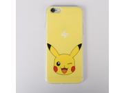 JNTworld For iPhone6 6splus5.5 Pikachu Soft Silicon Case Cover Mobile Phone Protection Shell