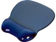 Aidata CGL003B Crystal Gel Mouse Pad Wrist Rest Blue