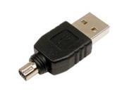 Cables Unlimited Adapter USB A Male Mini 4 Hiros Mfr P N ZIP ADP C04