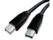 Cables Unlimited 6 Feet 6 Pin Firewire Cable