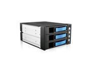 iStarUSA BPU 230SATA BLUE 2X 5.25 In. To 3X 3.5 In. Sas Sata Hot Swap Cage Blue