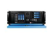 iStarUSA D2 407BL B6BL 4U Compact Stylish 6 x 3.5 In. Hotswap Rackmount Chassis